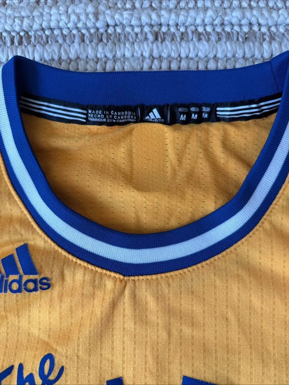 Adidas Steph Curry #30 Golden State Warriors Jersey Youth Med +2 Length THE CITY
